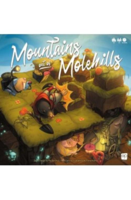 Spel - Mountains out of Molehills - ENG, Hobby en Vrije tijd, Gezelschapsspellen | Bordspellen, Nieuw, Ophalen of Verzenden