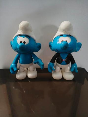 set van 2 Smurfenfiguren 20 cm  beschikbaar voor biedingen