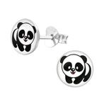 Zilveren kinder oorstekers panda, Handtassen en Accessoires, Kindersieraden, Nieuw, Ophalen of Verzenden, Oorbellen