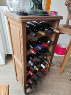 Wijnrek in massief wenge hout voor 24 flessen, Huis en Inrichting, Woonaccessoires | Wijnrekken, Ophalen, 15 tot 25 flessen, Zo goed als nieuw
