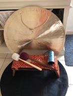 Gong 70cm doorsnee met hanger en bewaarzak, Muziek en Instrumenten, Ophalen, Zo goed als nieuw