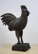 RAR Ancient AFRICAN HAAN Benin EDO Bronzen sculptuur OBA, Ophalen