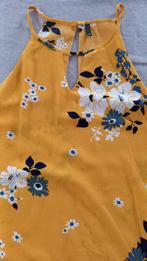 (oker)geel kleed met bloemen Only maat 38, Maat 38/40 (M), Only, Geel, Ophalen of Verzenden