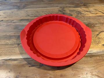 Tupperware silleconen bakvorm taartvorm, Enlèvement ou Envoi, Rouge