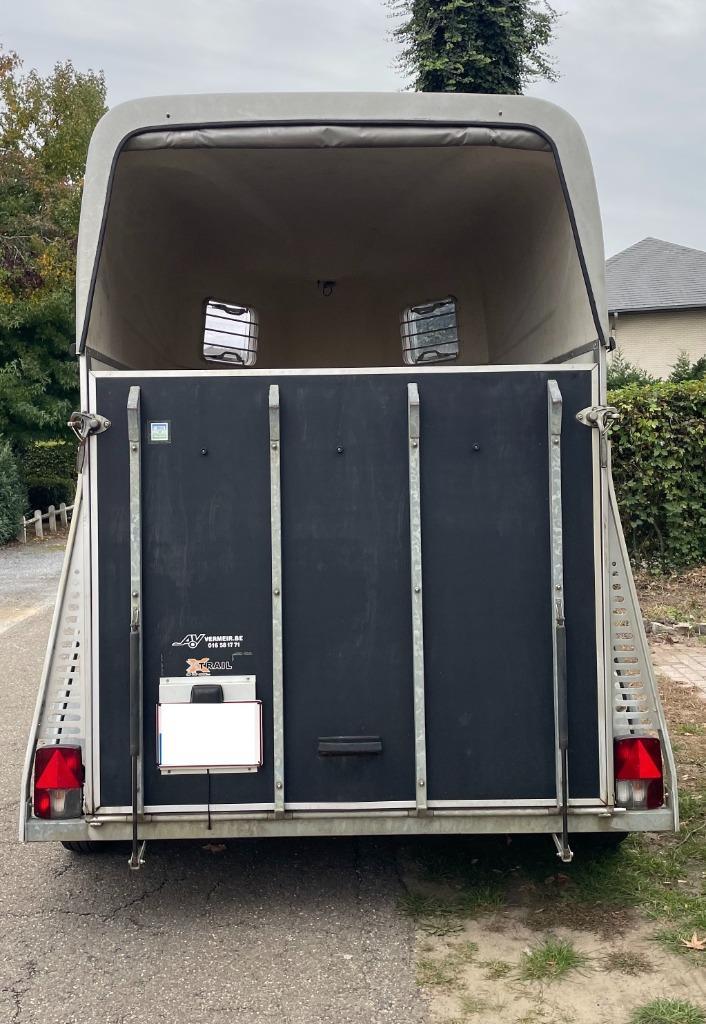 Xtrail paardentrailer 2 paarden, Dieren en Toebehoren, Paarden en Pony's | Trailers en Aanhangwagens, Gebruikt, 2-paards trailer