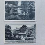 2 oude gelopen postkaarten van Liezele, Verzamelen, Ophalen of Verzenden