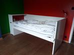 Eenpersoonsbed met aansluitende nachtkast en lade Ikea, Eenpersoons, Wit, Zo goed als nieuw, Hout