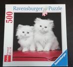 Ravensburger puzzel katjes extra formaat 500 stuks, Comme neuf, Enlèvement ou Envoi