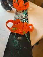 Snowboardset (boots 43, bindingen, board 150 cm en zak), Sport en Fitness, Snowboarden, Overige typen, Gebruikt, Ophalen
