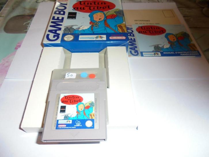Game boy Tintin au tibet (orig-compleet), Games en Spelcomputers, Games | Nintendo Game Boy, Gebruikt, Avontuur en Actie, Ophalen of Verzenden