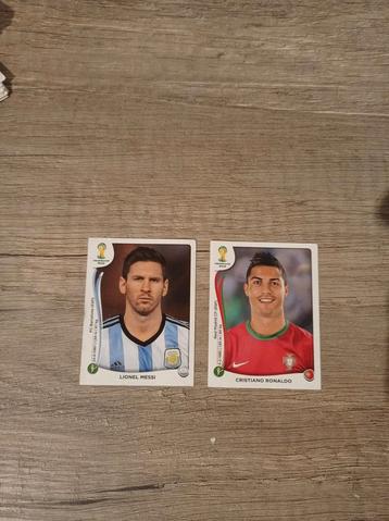 Panini Fifa World Cup 2014 (Messi & Ronaldo)