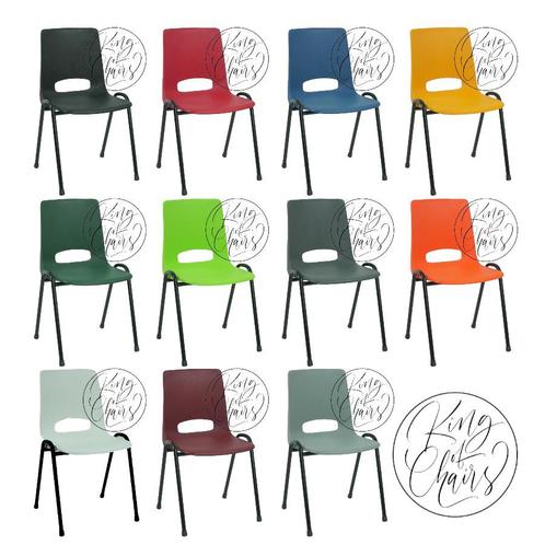 chaises de cantine KoC Samantha, chaises empilables, Maison & Meubles, Chaises, Neuf, Synthétique, Métal, Enlèvement ou Envoi