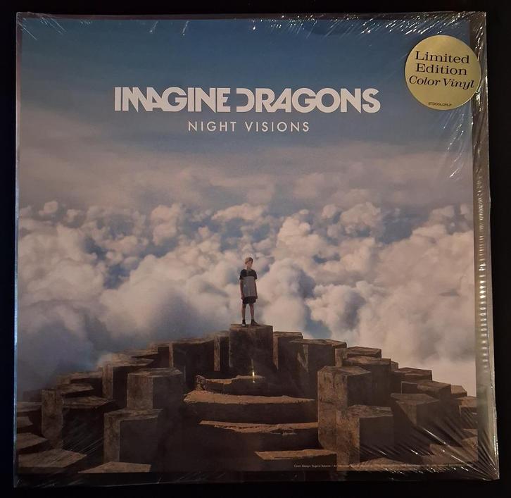 2LP Imagine Dragons ‎- Night Visions (Canary Yellow) Sealed, Cd's en Dvd's, Vinyl | Rock, Nieuw in verpakking, Alternative, 12 inch