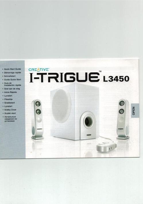 CREATIVE I-TRIGUE L3450, Computers en Software, Pc speakers, Nieuw, Audiokanaal 2.1, Ophalen of Verzenden