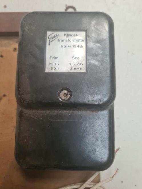 transformator Graetz Klingel-Transformator, Doe-het-zelf en Bouw, Elektriciteit en Kabels, Gebruikt, Overige typen, Ophalen