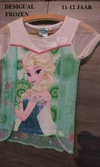 t-shirts, longsleeve, desigual, frozen, maat 152, Kinderen en Baby's, Kinderkleding | Maat 152, Ophalen of Verzenden, Zo goed als nieuw