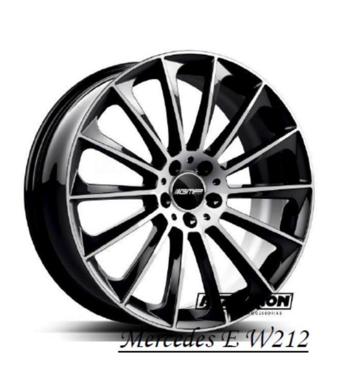 4 autovelgen GMP stellar black diamond, Auto-onderdelen, Banden en Velgen, Velg(en), All Season, 18 inch, 245 mm, Personenwagen