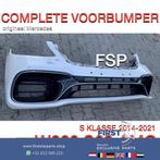 W222 S KLASSE FACELIFT 63 AMG VOORBUMPER WIT S63 COMPLEET 20, Pare-chocs, Avant, Utilisé, Enlèvement ou Envoi