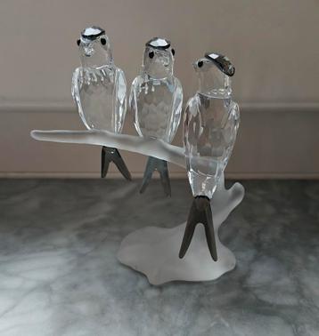 Swarovski Anton Hirzinger beeldje zwaluwen vogeltjes beschikbaar voor biedingen