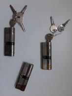 3 cilindersluitingen, Doe-het-zelf en Bouw, Hang- en Sluitwerk, Gebruikt, Slot, Ophalen