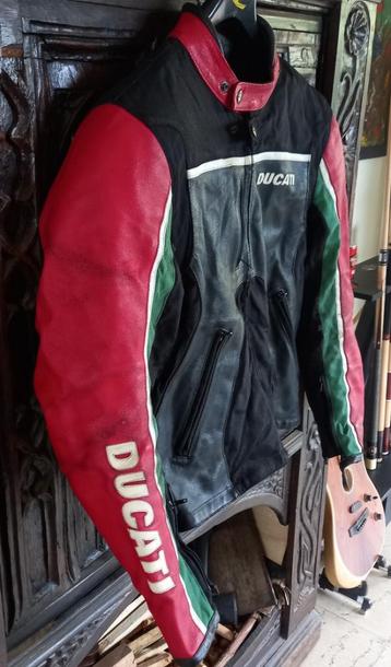  Cuir Ducati état neuf! Taille M-doublure-full protections beschikbaar voor biedingen