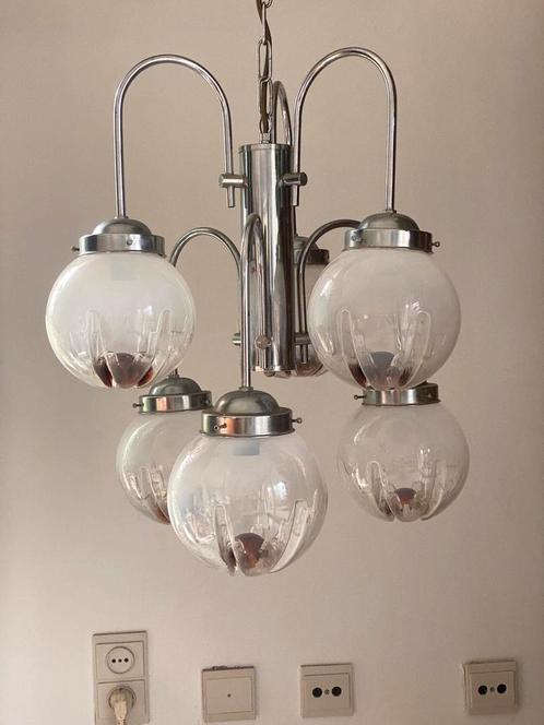 Vintage murano mazzega kroonluster, Antiek en Kunst, Antiek | Verlichting, Ophalen