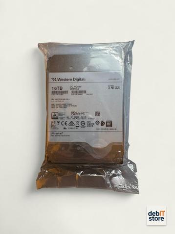 Western Digital Ultrastar 16tb (nieuw - garantie - btw) beschikbaar voor biedingen