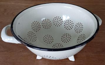 email vergiet, kleur gebroken wit en zwart, diameter 23 cm beschikbaar voor biedingen