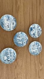 Boch Frères Keramis – Delfts blauw – 5 stuks, Antiek en Kunst, Ophalen of Verzenden