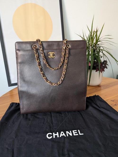 Sac cabas Chanel, Bijoux, Sacs & Beauté, Sacs | Sacs Femme, Comme neuf, Sac à main, Brun, Enlèvement