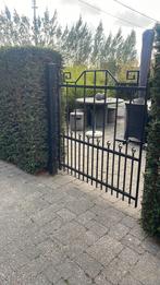 Zwaar stalen hek, Tuin en Terras, Ophalen, Gebruikt, Staal
