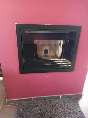 MCZ inbouw pelletkachel 14kw, Huis en Inrichting, Haarden, Ophalen, Gebruikt