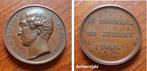 Medaille L.C.P.R. d'Orleans duc de Nemours St. Leonard 1845, Timbres & Monnaies, Pièces & Médailles, Bronze, Envoi