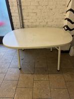 Tafel wit, Ophalen, Gebruikt, 100 tot 150 cm, 50 tot 100 cm