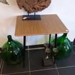 Table vintage, table d'école, 1970, métal, formica, Antiquités & Art, Enlèvement ou Envoi