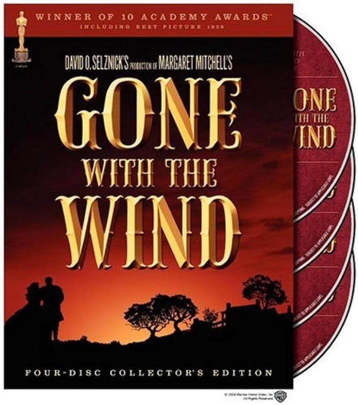 Box Gone with the Wind (Special Edition) 4 disc's, Cd's en Dvd's, Dvd's | Klassiekers, Vanaf 6 jaar, Ophalen of Verzenden