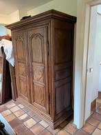 Antieke eikenhouten kledingkast, Huis en Inrichting, Kasten | Kleerkasten, Ophalen, Gebruikt, Eikenhout