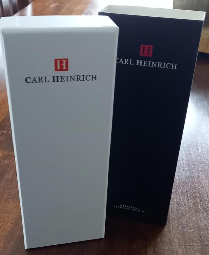 Carl Heinrich Sundial Herenhorloge, Handtassen en Accessoires, Horloges | Heren, Nieuw, Polshorloge, Overige merken, Overige materialen