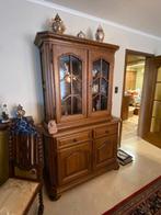 Eetkamer in massieve eik en  in nieuwstaat, Huis en Inrichting, Ophalen, Zo goed als nieuw, 4 tot 6 stoelen