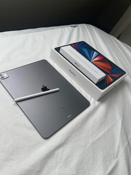 IPad Pro 12,9 inch (5th generation)Wi-Fi en Apple Pencil, Computers en Software, Apple iPads, Wi-Fi, 12 inch, 256 GB, Grijs, Ophalen of Verzenden