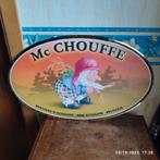 Plaque en métal Mc CHOUFFE ., Verzamelen, Ophalen, Zo goed als nieuw, Reclamebord, Plaat of Schild, Overige merken