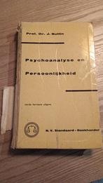 Psychoanalyse en persoonlijkheid, Utilisé, Nuttin, Psychologie de la personnalité, Enlèvement ou Envoi