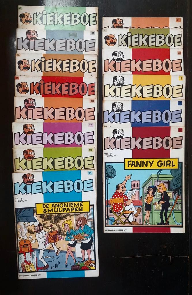 lot Kiekeboe 29st 1ste druk, Boeken, Strips | Comics, Gelezen, Meerdere comics, Europa, Ophalen