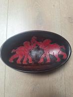 Afrikaanse schaaltje houten handgesneden, Ophalen of Verzenden