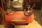 Compresseur Mecafer + 3 accessoires + tuyau, Gebruikt, 10 bar of meer, 25 tot 100 liter, Ophalen