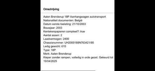 Autotransport, Auto diversen, Aanhangers en Bagagewagens, Gebruikt, Ophalen