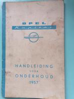 Manuel d'entretien Opel Kapitein 1958, Autos : Divers, Modes d'emploi & Notices d'utilisation, Enlèvement ou Envoi