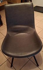 4 stoelen LUGANO grijs, Huis en Inrichting, Ophalen, Leer, Zo goed als nieuw, Vier