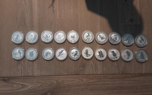 20- Delige jubileumset Kookaburra, Postzegels en Munten, Edelmetalen en Baren, Zilver, Ophalen of Verzenden