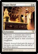 Proper Burial - DIS - MTG - NM, Hobby en Vrije tijd, Verzamelkaartspellen | Magic the Gathering, Ophalen of Verzenden